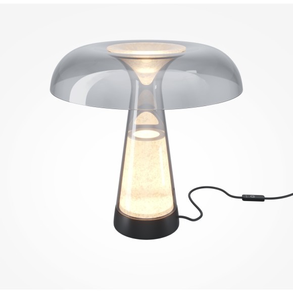 MOD484TL-L8BK Полностью стеклянная настольная лампа с перекл. цветовой температуры 2700, 3000, 4000К, 8Вт, CRI80, 180°, 203Лм Maytoni Artefact