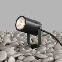 DK9800-BK Грунтовый черный уличный светильник на колышке Denkirs MOSS IP65 под лампу GU10 или LED модуль до 15 Вт