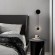 Бра Pin Wall Light B Black By Imperiumloft