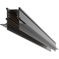 ST004.439.12.1 Шинопровод магнитный встраиваемый под ГКЛ 12мм ST-Luce Черный Длина 3 000мм SKYLINE 48