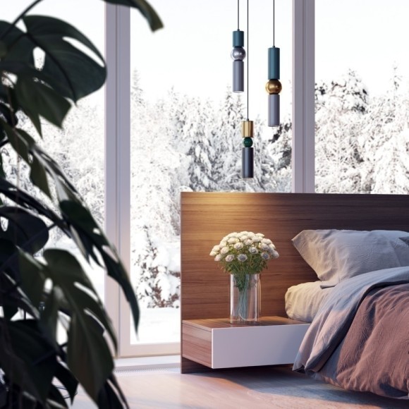 Подвесной светильник цилиндр Odeon Light 4070/5L SAKRA под лампу 1xGU10 1*5W