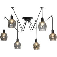 Люстра паук Lussole LSP-8436 SHIRLEY IP21 под лампы 6xE27 360W