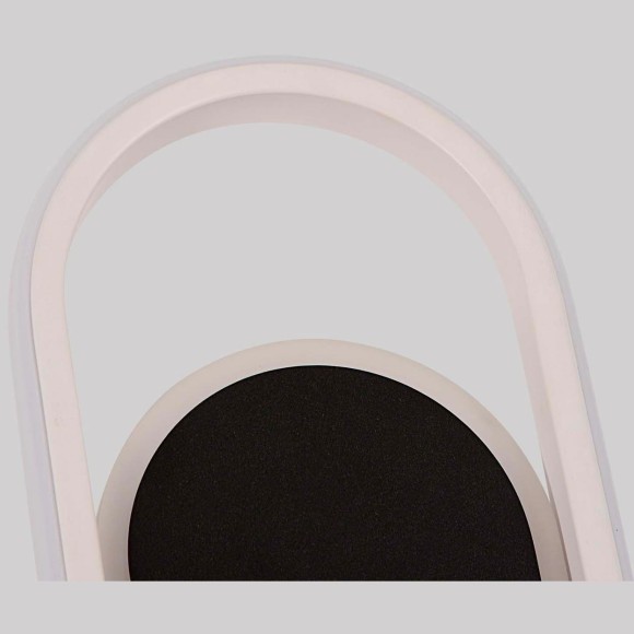 4689-1W Настенный светодиодный светильник с выключателем на основании и цифровыми часами, белый, 26Вт 2070Лм 4000К 120° 