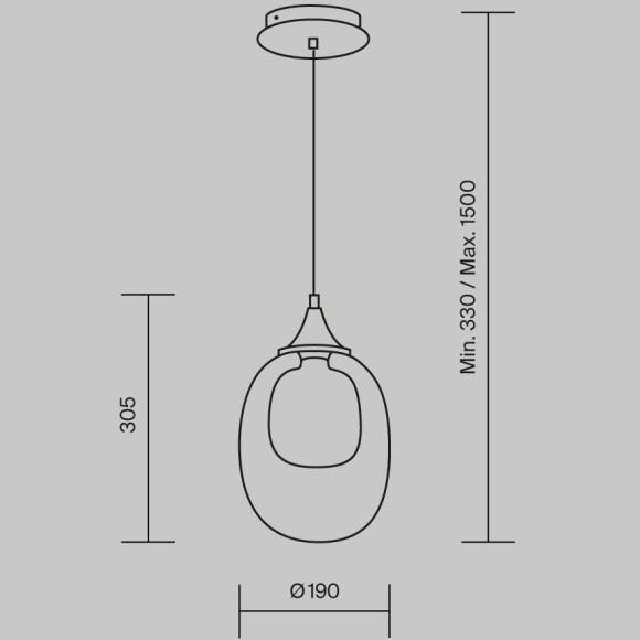 MOD016PL-01BS Подвесной светильник с декоративным плафоном Maytoni MOD016PL-01BS Подвесной светильник с декоративным плафоном Maytoni