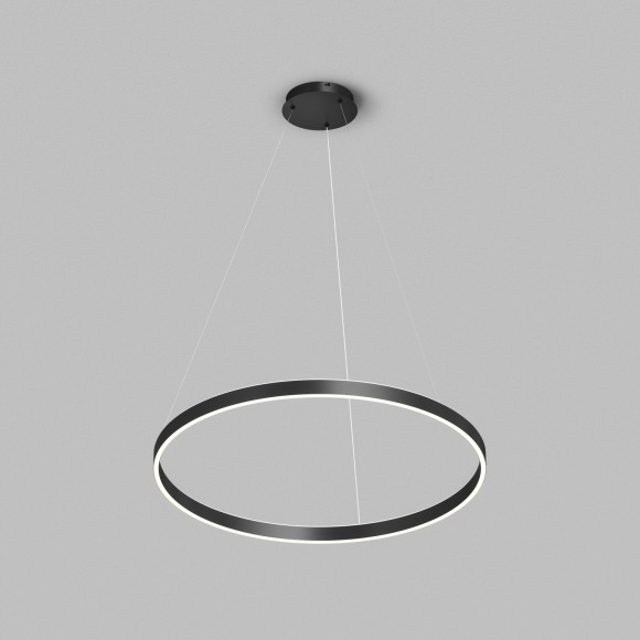 DK6273-BK Светильник подвесной ввиде черного кольца с переключателем цветовой температуры Denkirs RAYDIA 60 Вт 3000–4000К
