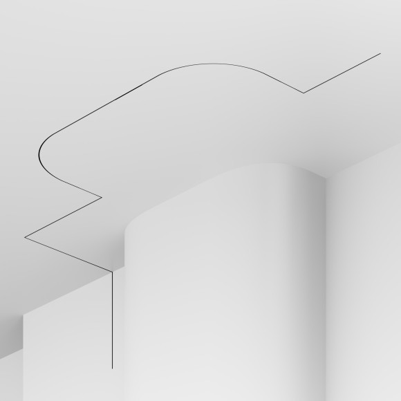 Шинопровод 1м встраиваемый в ГКЛ 9.5мм Maytoni Levity TRX184-121B