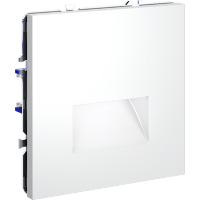 VLS070602 Подсветка светодиодная встраиваемая в подрозетник (без рамки) белого матового цвета VOLTUM S70, 3000 Кельвинов, 1 Ватт, 120 Градусов (белый матовый)