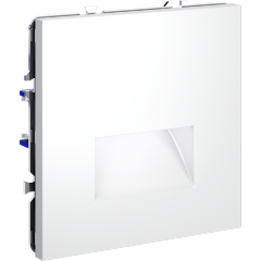 VLS070602 Подсветка светодиодная встраиваемая в подрозетник (без рамки) белого матового цвета VOLTUM S70, 3000 Кельвинов, 1 Ватт, 120 Градусов (белый матовый)