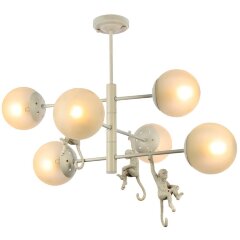 SLE115103-06 Светильник потолочный Белый/Белый E14 6*60W TENATO