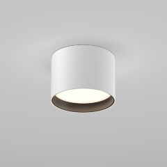 Maytoni Glare C127CL-L7W4K-W Светильник цилиндр потолочный накладной белый матовый, влагозащищенный, LED 7Вт 4000K 390лм 120° CRI90 IP44 220V, 64x90мм