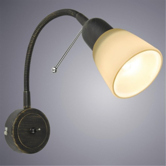 Спот настенный Arte Lamp A7009AP-1BR LETTURA под лампу 1xE14 40W