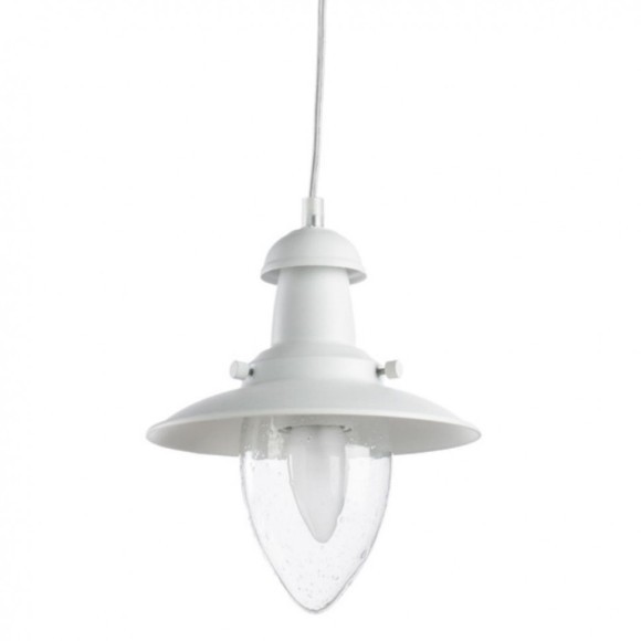 Подвесной светильник с 1 плафоном Arte Lamp A5518SP-1WH FISHERMAN под лампу 1xE27 60W