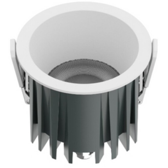 Favourite Notio 4816-1C Белый круглый встраиваемый светодиодный светильник-спот downlight диаметром 83 мм, металл, стекло LED 12Вт 3000K 1299Лм CRI90 36° IP54 220В