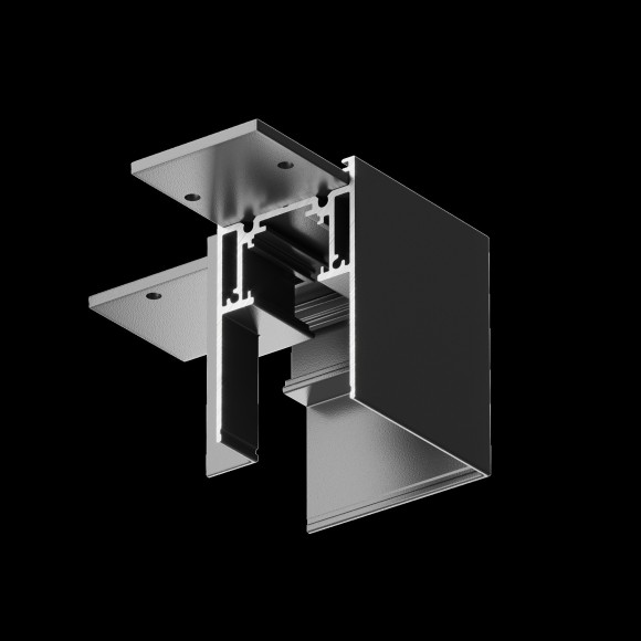 Угловой коннектор для накладных шинопроводов Maytoni Gravity TRX010CL-21B