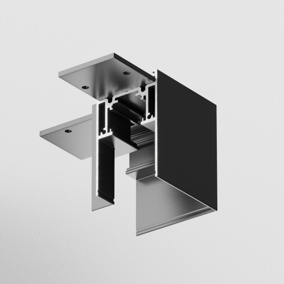 Угловой коннектор для накладных шинопроводов Maytoni Gravity TRX010CL-21B