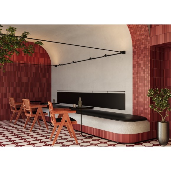 TR163-1-5W3K-M-B Светодиодный светильник на резиновый шинопровод Maytoni Elasity CRI90+ 3000К 320Лм 36° 5Вт