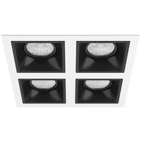 Встраиваемый светильник Lightstar D54607070707 Domino под лампы 4xGU5.3 200W