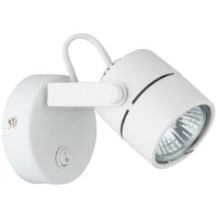 Спот настенный Arte Lamp A1310AP-1WH LENTE под лампу 1xGU10 50W