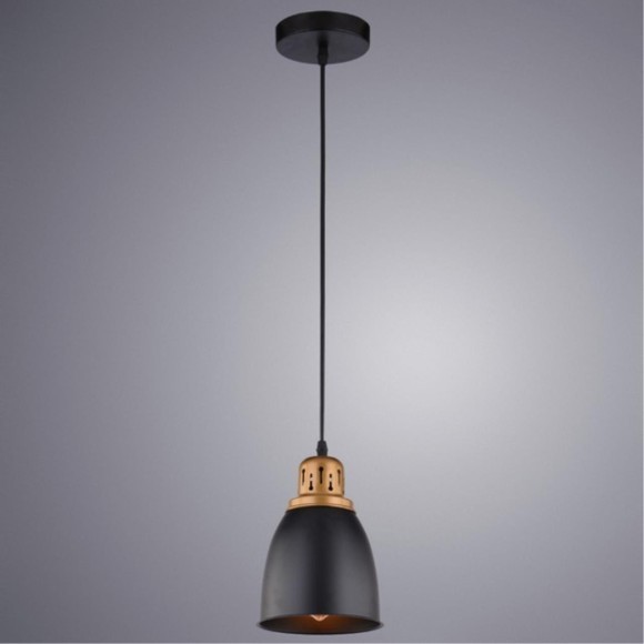 Подвесной светильник с 1 плафоном Arte Lamp A4248SP-1BK EURICA под лампу 1xE27 60W