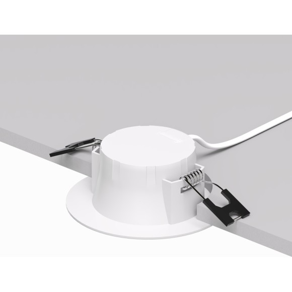 DK3046-WH Встраиваемый светильник, IP 20, 5Вт, LED, белый, пластик DK3046-WH Встраиваемый светильник, IP 20, 5Вт, LED, белый, пластик