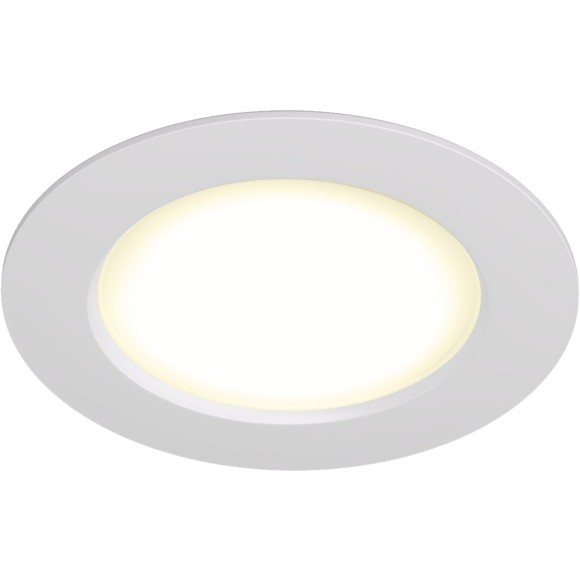 DK3046-WH Встраиваемый светильник, IP 20, 5Вт, LED, белый, пластик DK3046-WH Встраиваемый светильник, IP 20, 5Вт, LED, белый, пластик