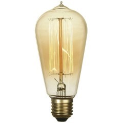 Лампочка накаливания груша E27 60W 2400-2800K GF-E-764