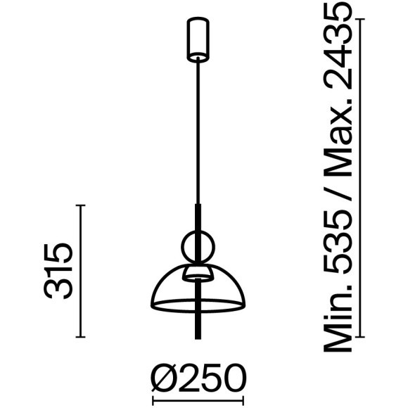 Подвесной светильник Maytoni MOD185PL-L6B3K4