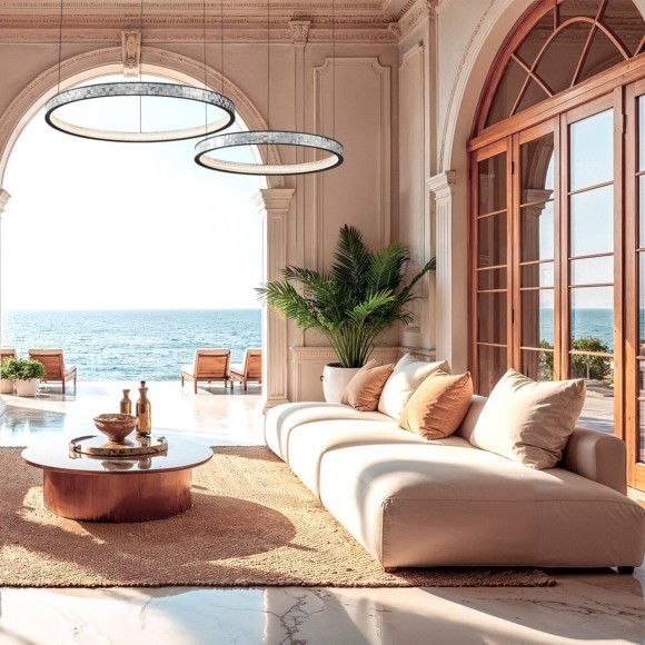 4704-6P, подвесная люстра, D600xH300/1500, LEDx35W, 1050LM, 4000K, included 4704-6P, подвесная люстра, D600xH300/1500, LEDx35W, 1050LM, 4000K, included