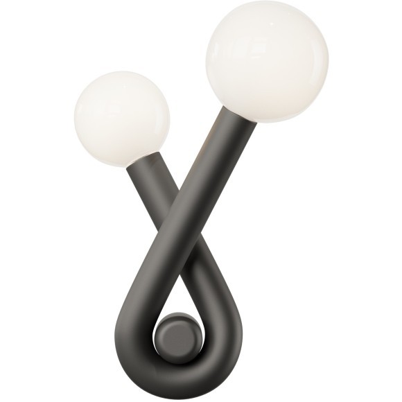 MOD476WL-02B Черный настенный светильник (бра) под 2 лампы G9, без выключателя Maytoni Vortex MOD476WL-02B Черный настенный светильник (бра) под 2 лампы G9, без выключателя Maytoni Vortex