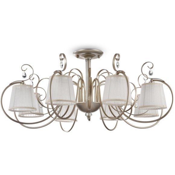 Люстра потолочная Freya FR2020-CL-08-BG Simone под лампы 8xE14 40W