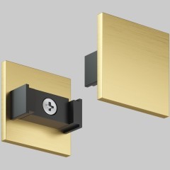 TR5735-SB Торцевые заглушки 2шт (при монтаже без экрана) Denkirs Shine 48V