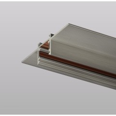 TR5702-DN Магнитный шинопровод 2м для монтажа в ГКЛ 12.5мм цвет темный никель Denkirs Shine Hide 48V