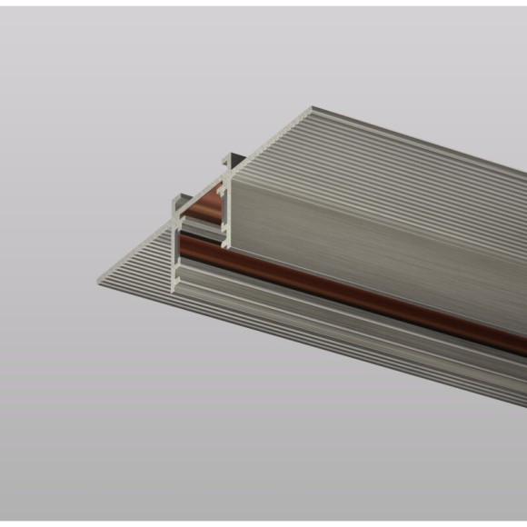 TR5702-DN Магнитный шинопровод 2м для монтажа в ГКЛ 12.5мм цвет темный никель Denkirs Shine Hide 48V