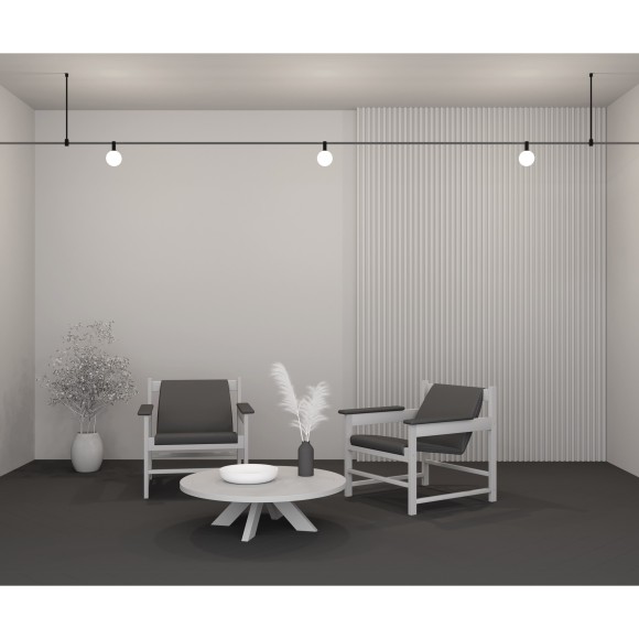 Светильник на гибкий шинопровод Maytoni Flexity TR208-1-5W3K-B 3000K 200лм 5Вт