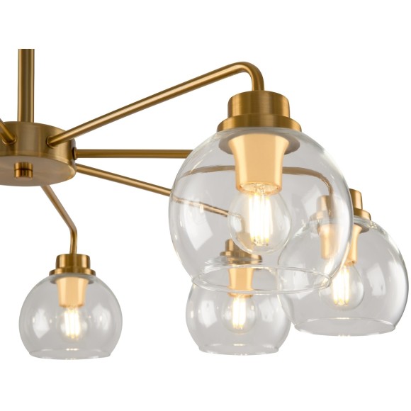 Люстра потолочная Freya FR5176PL-08BS Neptune под лампы 8xE14 60W