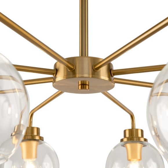 Люстра потолочная Freya FR5176PL-08BS Neptune под лампы 8xE14 60W