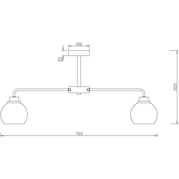 Люстра потолочная Freya FR5176PL-08BS Neptune под лампы 8xE14 60W
