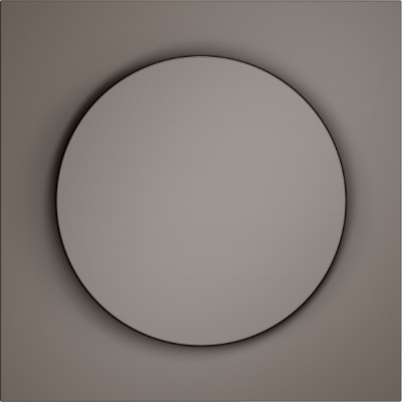 VLS002014 Накладка для диммера (светорегулятора) поворотно-нажимного коричневого цвета VOLTUM S70 (купучино)