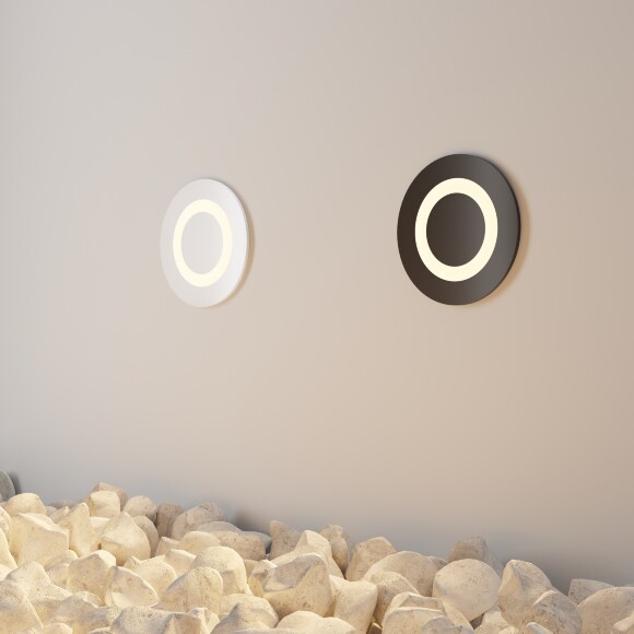 Встраиваемый в стены уличный светильник Maytoni Limo O037-L3B3K LED 3Вт 3000K 120лм 72° CRI80, IP65, чёрный матовый алюминий, подсветка дорожек, фасада или лестницы, диаметр 62 мм Встраиваемый в стены уличный светильник Maytoni Limo O037-L3B3K LED 3Вт 3000K 120лм 72° CRI80, IP65, чёрный матовый алюминий, подсветка дорожек, фасада или лестницы, диаметр 62 мм