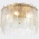 Crystal Lux RICARDO PL5 BRASS 3600/105 Светильник потолочный диаметром 41см, основание латунь, стеклянный рельефный плафон, лампы 5xE14 классический декоративный светильник для гостиной кухни и холла, неоклассика Crystal Lux RICARDO PL5 BRASS 3600/105 Светильник потолочный диаметром 41см, основание латунь, стеклянный рельефный плафон, лампы 5xE14 классический декоративный светильник для гостиной кухни и холла, неоклассика