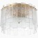 Crystal Lux RICARDO PL5 BRASS 3600/105 Светильник потолочный диаметром 41см, основание латунь, стеклянный рельефный плафон, лампы 5xE14 классический декоративный светильник для гостиной кухни и холла, неоклассика Crystal Lux RICARDO PL5 BRASS 3600/105 Светильник потолочный диаметром 41см, основание латунь, стеклянный рельефный плафон, лампы 5xE14 классический декоративный светильник для гостиной кухни и холла, неоклассика