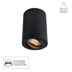 Накладной потолочный светильник Arte Lamp A1560PL-1BK SENTRY под лампу 1xGU10 50W Накладной потолочный светильник Arte Lamp A1560PL-1BK SENTRY под лампу 1xGU10 50W