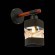SLE114401-01 Светильник настенный Черный, Темное дерево/Черный, Прозрачный, Янтарный E27 1*60W ABIRITTO