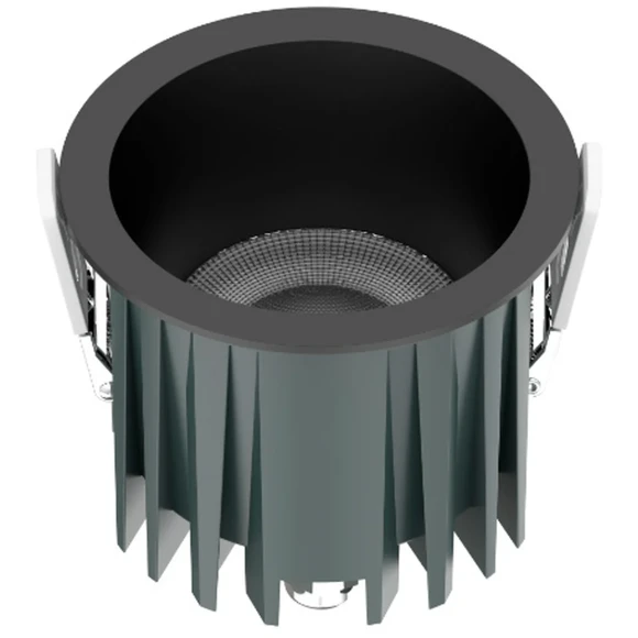 Favourite Notio 4817-1C Черный круглый встраиваемый светодиодный светильник-спот downlight диаметром 83 мм, металл, стекло LED 12Вт 4000K 1299Лм CRI90 36° IP54 220В