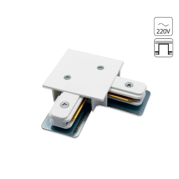 Г-соединитель для встр. в ГКЛ однофазного шинопровода Arte Lamp A120133 Г-соединитель для встр. в ГКЛ однофазного шинопровода Arte Lamp A120133