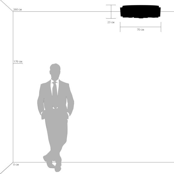 Люстра потолочная Lightstar 802097 Nubi под лампы 9xE27 360W