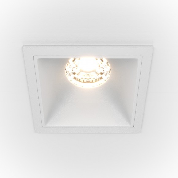 Встраиваемый светильник Maytoni DL043-01-10W4K-SQ-W Alfa LED светодиодный LED 10W