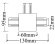 Соединитель Т-образный (однофазный) для встраиваемого шинопровода Crystal Lux CLT 0.2211 02 WH