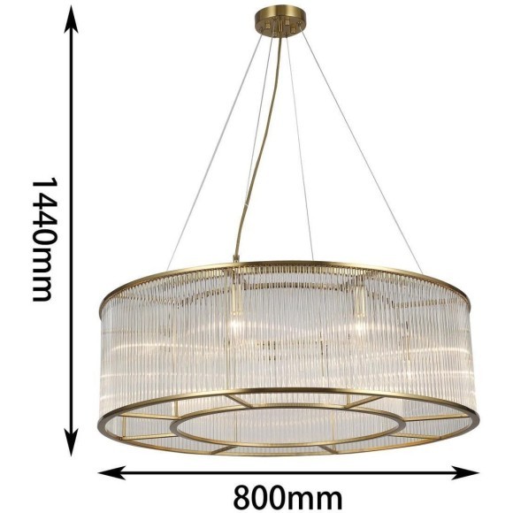 Подвесная люстра Wonderland 2907-8P