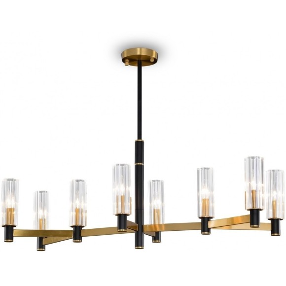 Люстра на штанге Freya FR5167PL-08BS Ambra под лампы 8xE14 40W